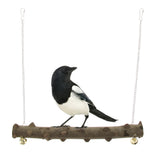 Max Wild Natural Prickly Wood Stand Perch Swing For Bird Parrot L