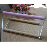 Max Parrot Cage Perch Wooden Platform for Birds with Natural Hardwood Branches S