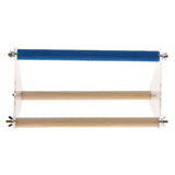 Max Parrot Cage Perch Wooden Platform for Birds with Natural Hardwood Branches L