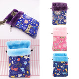 Max Pet Hamster Parrot Ferret Bunny Squirrel Cage Hanging Sleep Bag Pouch Deer Blue