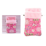 Max Pet Hamster Parrot Ferret Bunny Squirrel Cage Hanging Sleep Bag Pouch Deer Pink