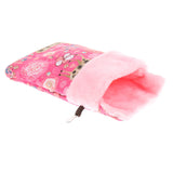 Max Pet Hamster Parrot Ferret Bunny Squirrel Cage Hanging Sleep Bag Pouch Deer Pink