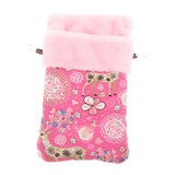 Max Pet Hamster Parrot Ferret Bunny Squirrel Cage Hanging Sleep Bag Pouch Deer Pink