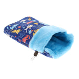 Max Pet Hamster Parrot Ferret Bunny Squirrel Cage Hanging Sleep Bag Pouch Cat Blue