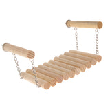 Max Multifunction Small Pet Hamster Wood Sofa Hammock Swing Hanging Toy