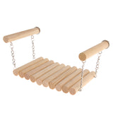 Max Multifunction Small Pet Hamster Wood Sofa Hammock Swing Hanging Toy