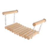 Max Multifunction Small Pet Hamster Wood Sofa Hammock Swing Hanging Toy