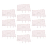 Max 10Pack Aquarium Fish Tank Bottom Filter Board 5.7-inch by 5.7-inch White