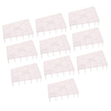 Max 10Pack Aquarium Fish Tank Bottom Filter Board 5.7-inch by 5.7-inch White
