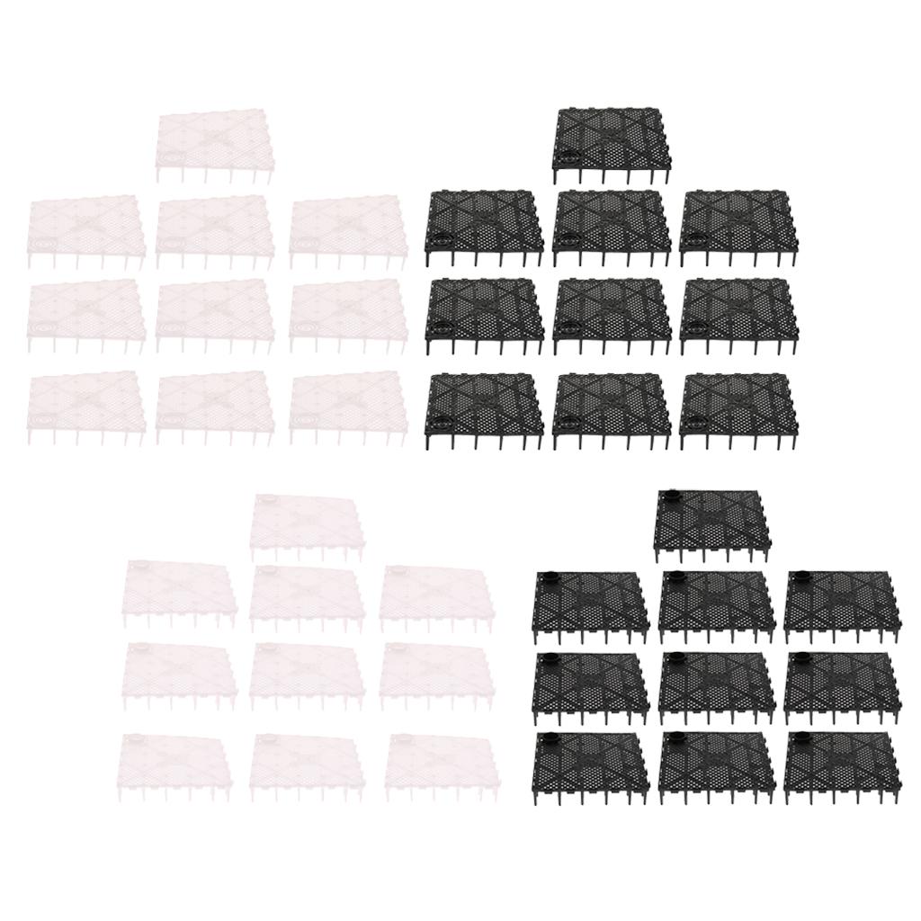 Max 10Pack Aquarium Fish Tank Bottom Filter Board 5.7-inch by 5.7-inch White