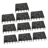 Max 10Pack Aquarium Fish Tank Bottom Filter Board 5.7-inch by 5.7-inch Black