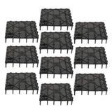 Max 10Pack Aquarium Fish Tank Bottom Filter Board 5.7-inch by 5.7-inch Black