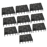 Max 10Pack Aquarium Fish Tank Bottom Filter Board 5.7-inch by 5.7-inch Black