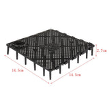 Max 10Pack Aquarium Fish Tank Bottom Filter Board 5.7-inch by 5.7-inch Black