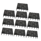 Max 10Pack Aquarium Fish Tank Bottom Filter Board 5.7-inch by 5.7-inch Black