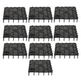 Max 10Pack Aquarium Fish Tank Bottom Filter Board 5.7-inch by 5.7-inch Black