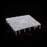 Maxbell 10Pack Aquarium Fish Tank Bottom Filter Board 5.7-inch by 5.7-inch White Open