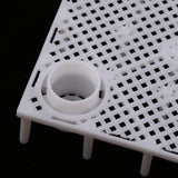Maxbell 10Pack Aquarium Fish Tank Bottom Filter Board 5.7-inch by 5.7-inch White Open