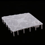 Maxbell 10Pack Aquarium Fish Tank Bottom Filter Board 5.7-inch by 5.7-inch White Open