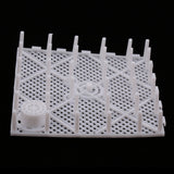 Maxbell 10Pack Aquarium Fish Tank Bottom Filter Board 5.7-inch by 5.7-inch White Open