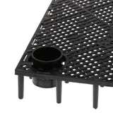 Maxbell 10Pack Aquarium Fish Tank Bottom Filter Board 5.7-inch by 5.7-inch Black Open