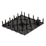 Maxbell 10Pack Aquarium Fish Tank Bottom Filter Board 5.7-inch by 5.7-inch Black Open
