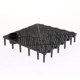Maxbell 10Pack Aquarium Fish Tank Bottom Filter Board 5.7-inch by 5.7-inch Black Open