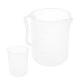 Maxbell 2 Set of 4 Pcs Measuring Cups for Reptile Medicine Water Proportion