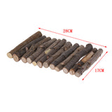 Maxbell Pet Training Tool Natural Wood Climbing Ladder for Pet Rabbit Hamsters