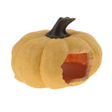 Maxbell Pumpkin Shape Cave Reptiles Gecko Lizard  Evade Cave Landscaping Decoration