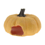 Maxbell Pumpkin Shape Cave Reptiles Gecko Lizard  Evade Cave Landscaping Decoration