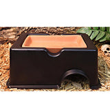 Maxbell Reptile Humidify Cave Terrarium Climb Pet Hiding Shelter for Amphibians