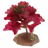 Max Succulent Plant with Resin Base Reptile Terrarium Vivarium Ornament 4