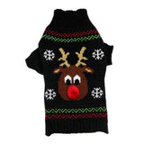 Max XS/S/M/L Size Pet Dog Winter Warm Sweater Poodle Coat Apparel Deer Black S