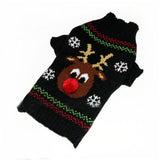 Max XS/S/M/L Size Pet Dog Winter Warm Sweater Poodle Coat Apparel Deer Black S