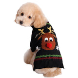 Max XS/S/M/L Size Pet Dog Winter Warm Sweater Poodle Coat Apparel Deer Black S