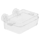 Max Reptile Anti-escape Feeder Plastic Food Bowl Water Dish for Lizard