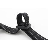 Max Adjustable Puppy Dog Harness Rhinestone Reflective Chest Strap Black S