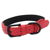 Max Pet Sturdy Collar Dog Cat Puppy Adjustable Buckle Neck Strap Red M