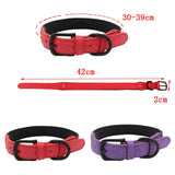 Max Pet Sturdy Collar Dog Cat Puppy Adjustable Buckle Neck Strap Red M