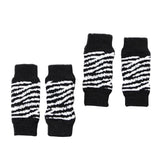 Max 4Pcs/Set Dog Leg Socks Leg Warmers Protector, Puppy Legs Brace Wraps Black S