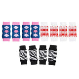 Max 4Pcs/Set Dog Leg Socks Leg Warmers Protector, Puppy Legs Brace Wraps Black S