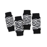 Max 4Pcs/Set Dog Leg Socks Leg Warmers Protector, Puppy Legs Brace Wraps Black S