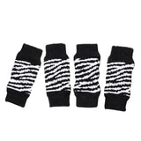 Max 4Pcs/Set Dog Leg Socks Leg Warmers Protector, Puppy Legs Brace Wraps Black S