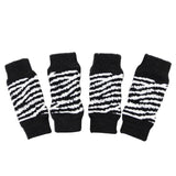 Max 4Pcs/Set Dog Leg Socks Leg Warmers Protector, Puppy Legs Brace Wraps Black S