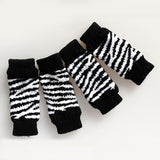 Max 4Pcs/Set Dog Leg Socks Leg Warmers Protector, Puppy Legs Brace Wraps Black S