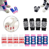 Max 4Pcs/Set Dog Leg Socks Leg Warmers Protector, Puppy Legs Brace Wraps Black S