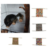 Max Warm Pet Cat Hammock Squirrel Hanging Bed Mat Hamster Blanket Nest Yellow Owl