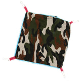 Max Soft Squirrel Hammock Dwarf Hamster Nest Bed Kitty Sleeping Pad Mat Camouflage