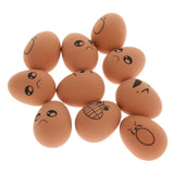 Max 10 Pcs Rubber Bouncy Egg Bounce Egg Ball Toy Funny Bouncing Pet Toys